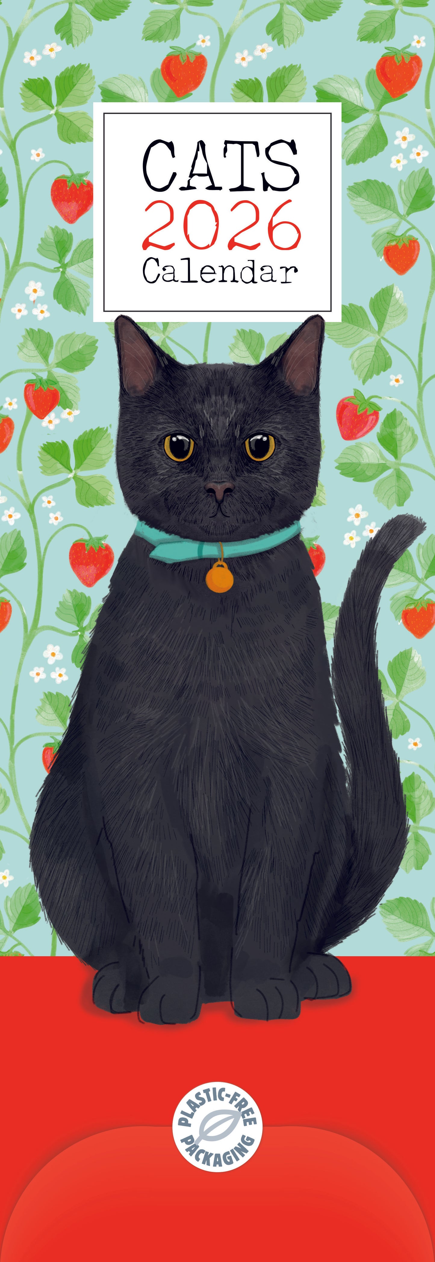 Cats slim calendar 2026