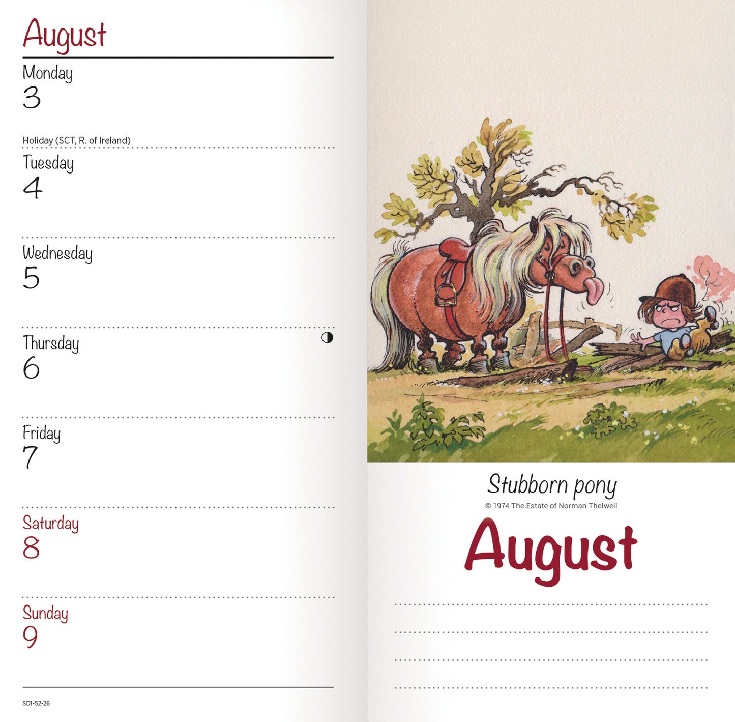 Thelwell Slim Diary 2026