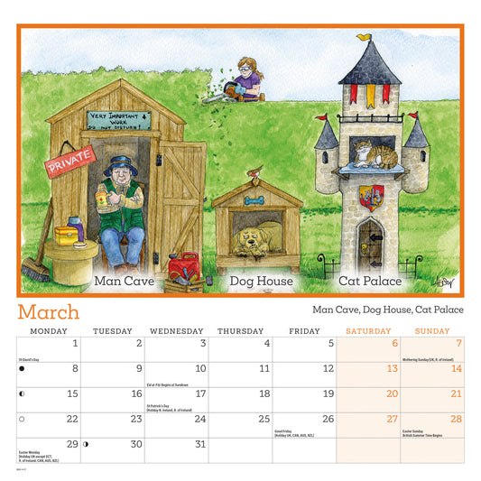 Alison's Animals Wall Calendar 2027