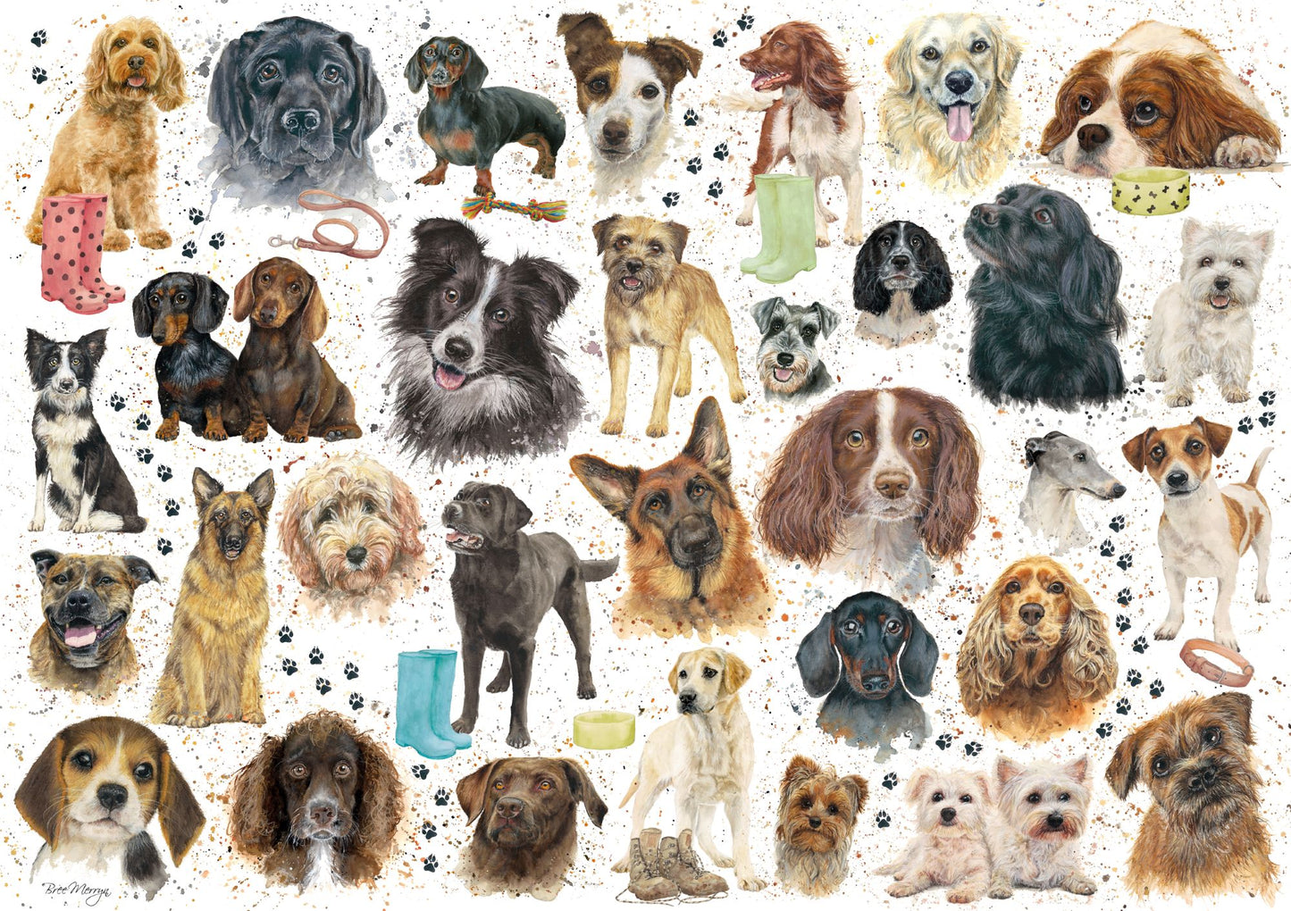 Dog Montage Jigsaw 1000 Piece