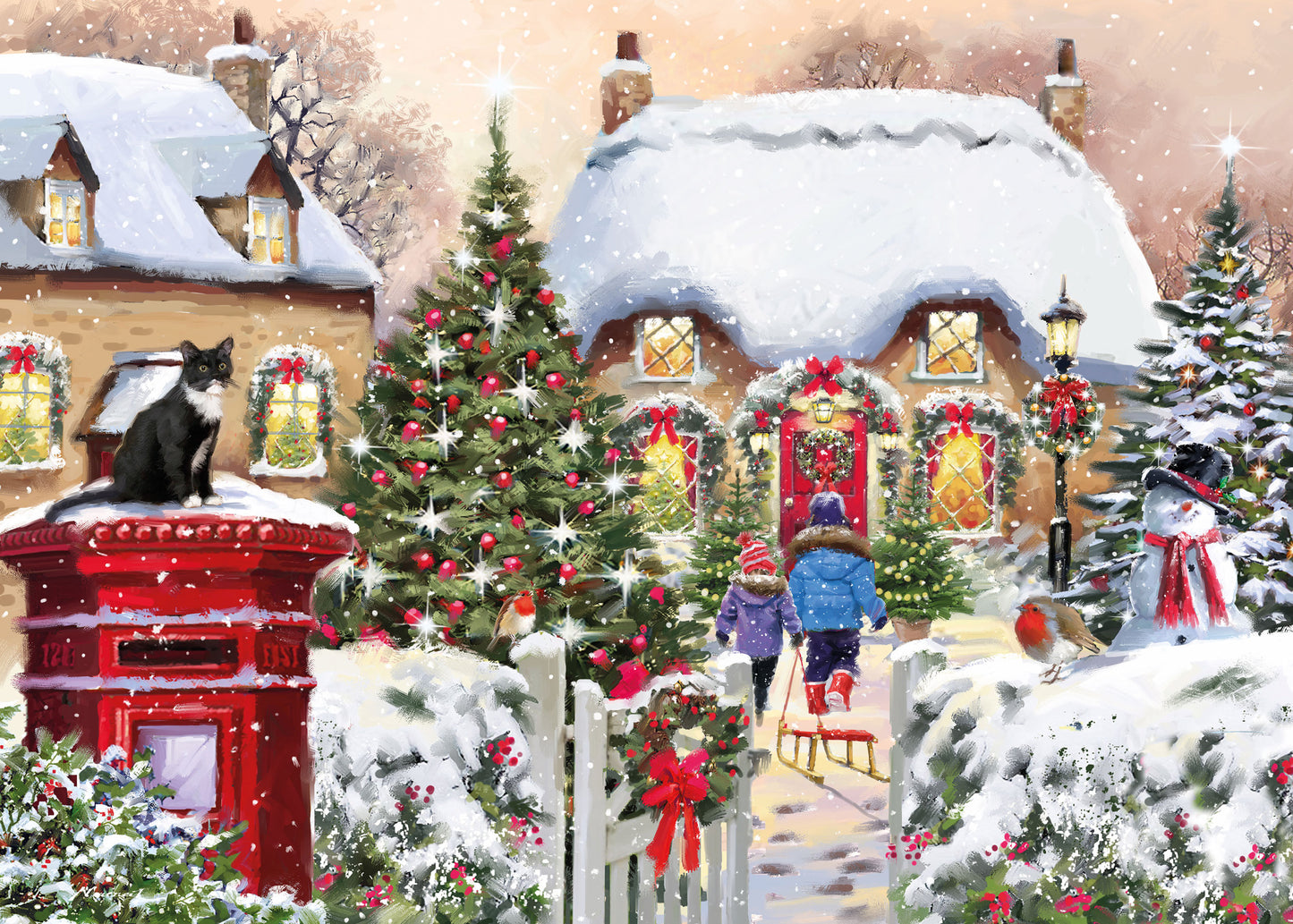Holly Cottage 1000 Piece Jigsaw