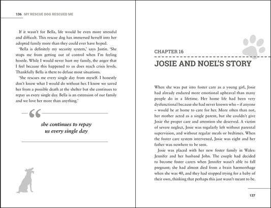 My Rescue Dog Rescued Me Book