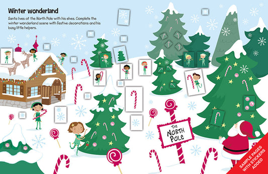 555 Sticker Fun - Christmas