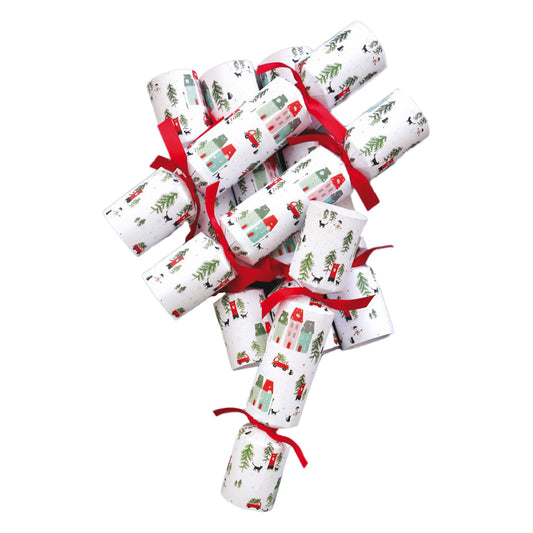Christmas Village Cats Crackers