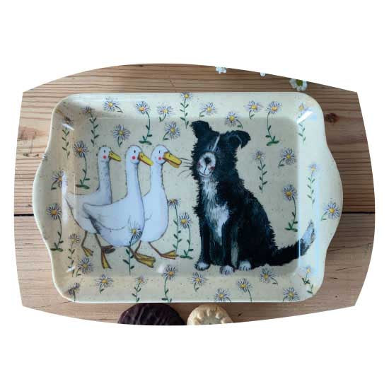 Daisy Field Dog Tray