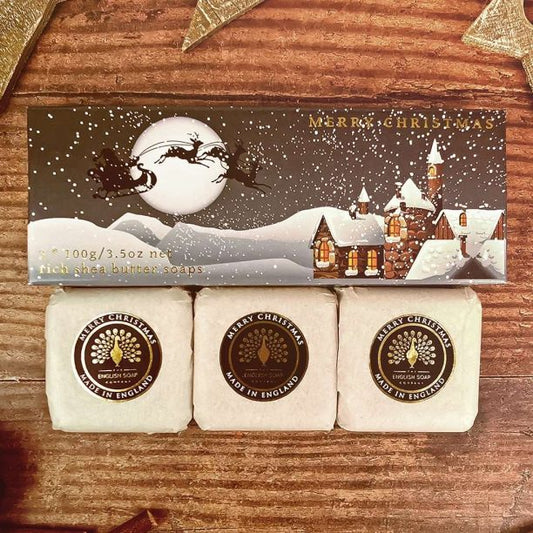 Winter Village Soap Set