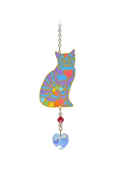 Crystal Dreams Rainbow Cat