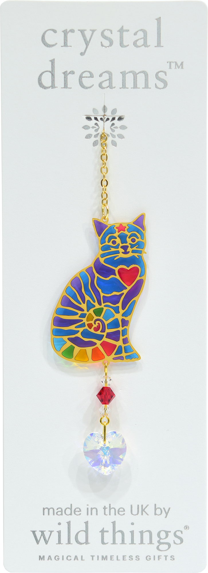 Crystal Dreams Rainbow Cat