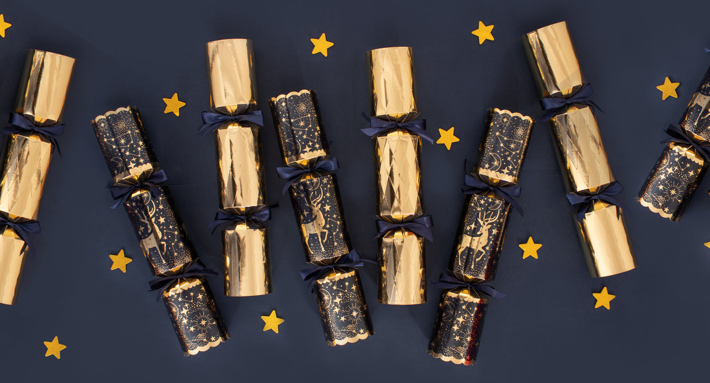 Deluxe Gold Stag Crackers