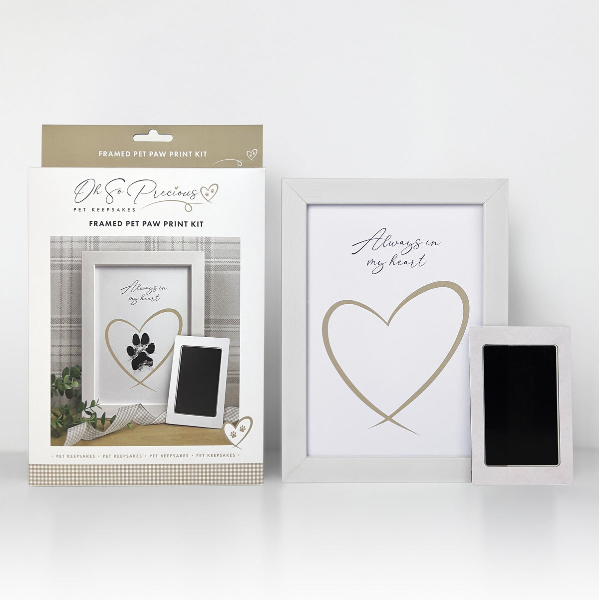 Framed Paw Print Keepsake Kit
