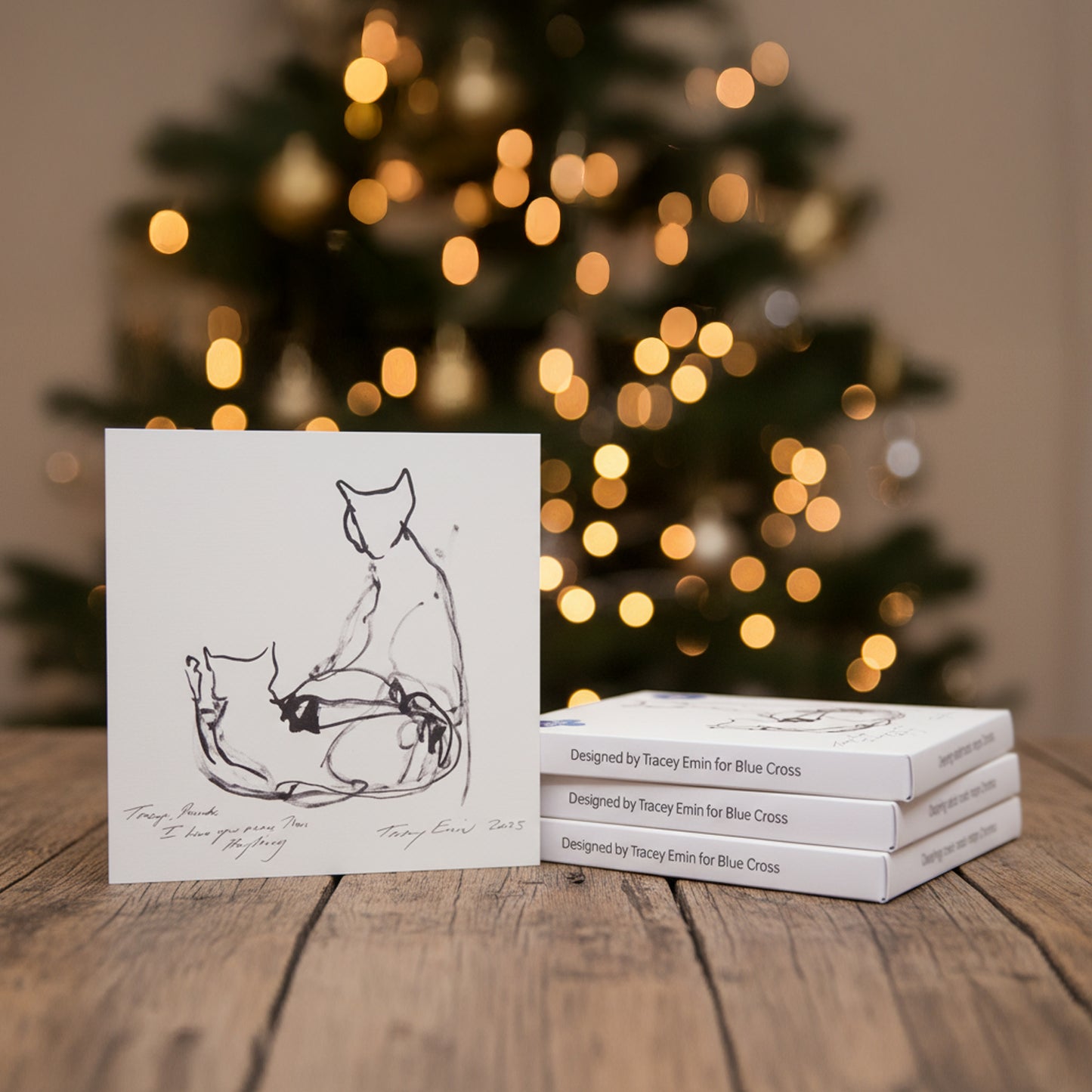 Blue Cross Special Edition Card Pack by Tracey Emin