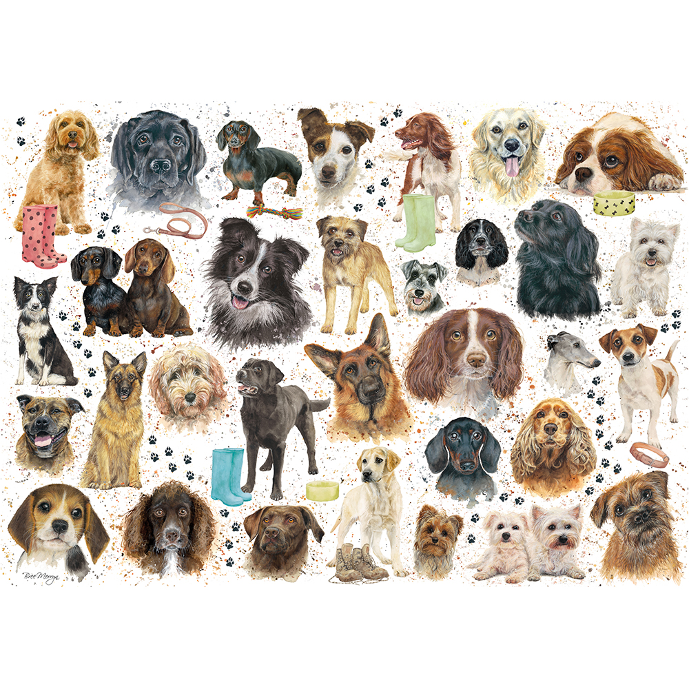 Dog Montage Jigsaw 1000 Piece