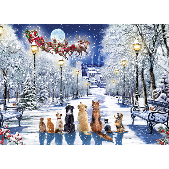 Watching the Sleigh Jigsaw 1000 piece