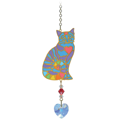 Crystal Dreams Rainbow Cat