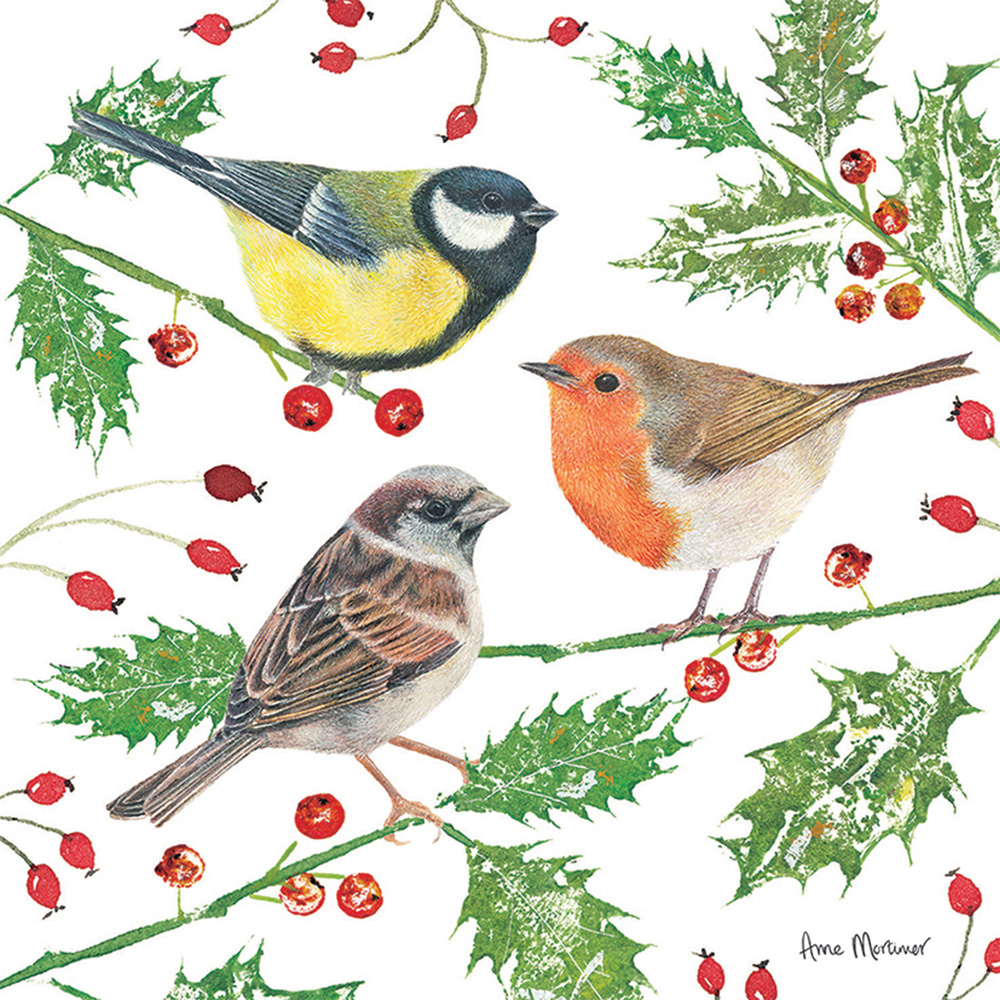 Birds Amongst the Berries cards