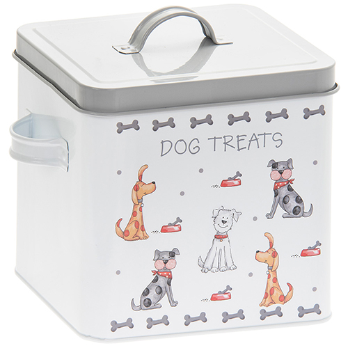 Faithful Friends Dog Treats Tin