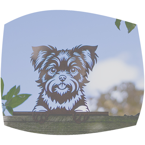 Fence Decoration - Terrier