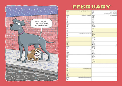 Wacky World of Dogs calendar 2026