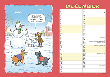 Wacky World of Dogs calendar 2026