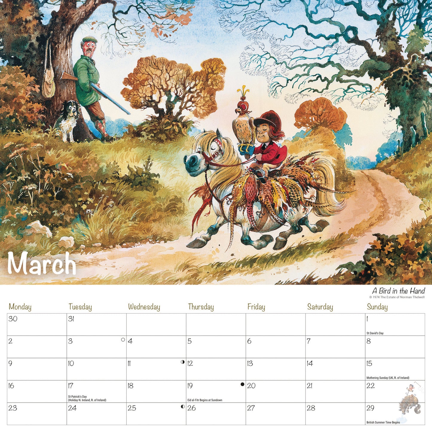 Thelwell Wall Calendar 2026