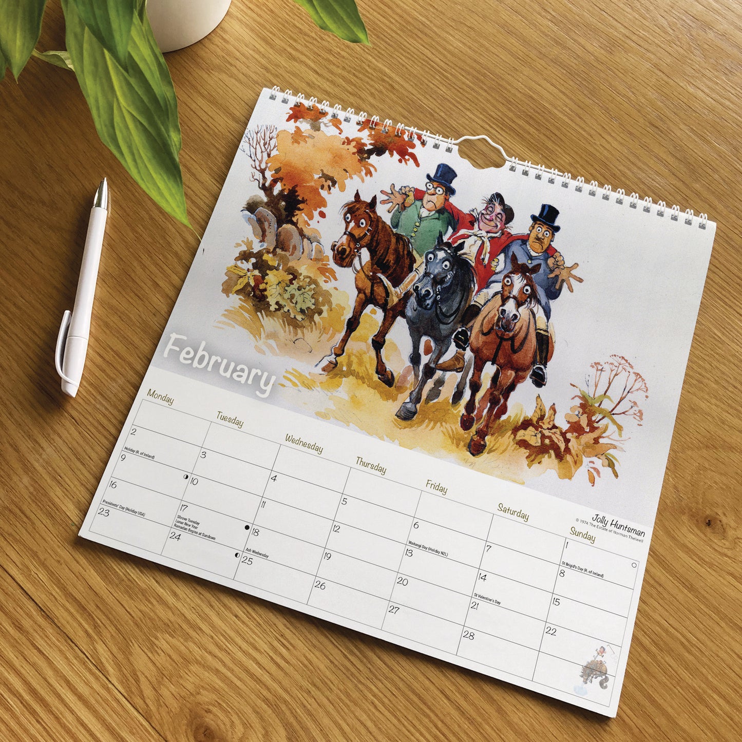 Thelwell Wall Calendar 2026