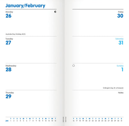 Blue Cross Slim Diary 2026