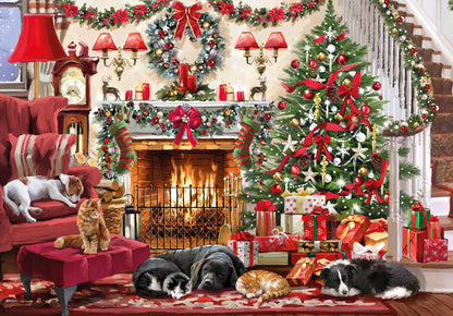Around the Tree 500 Piece Jigsaw