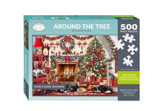 Around the Tree 500 Piece Jigsaw