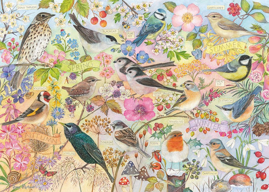 Birds of the Season 1000 Piece Jigsaw