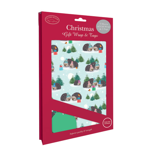A Prickle of Hedgehogs Wrap and Tags