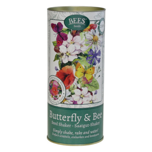 Bees Seed Shaker Butterfly & Bee