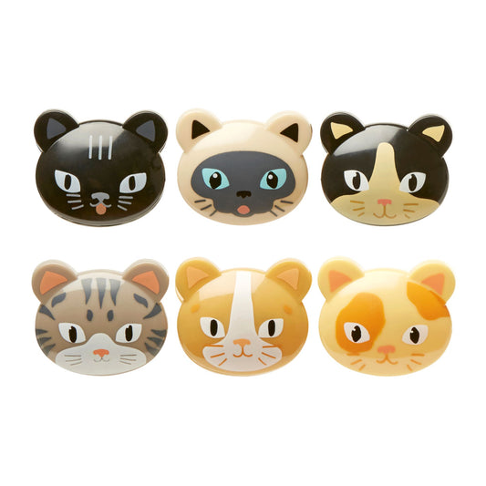 Mixed Cats Bag Clips