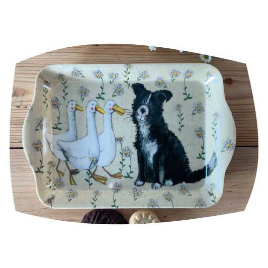 Daisy Field Dog Tray