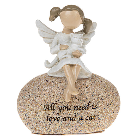 Angel and Cat Ornament