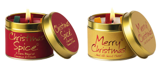 Christmas Candle Tins