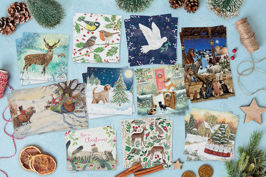 Blue Cross Bumper Christmas Card pack 2026