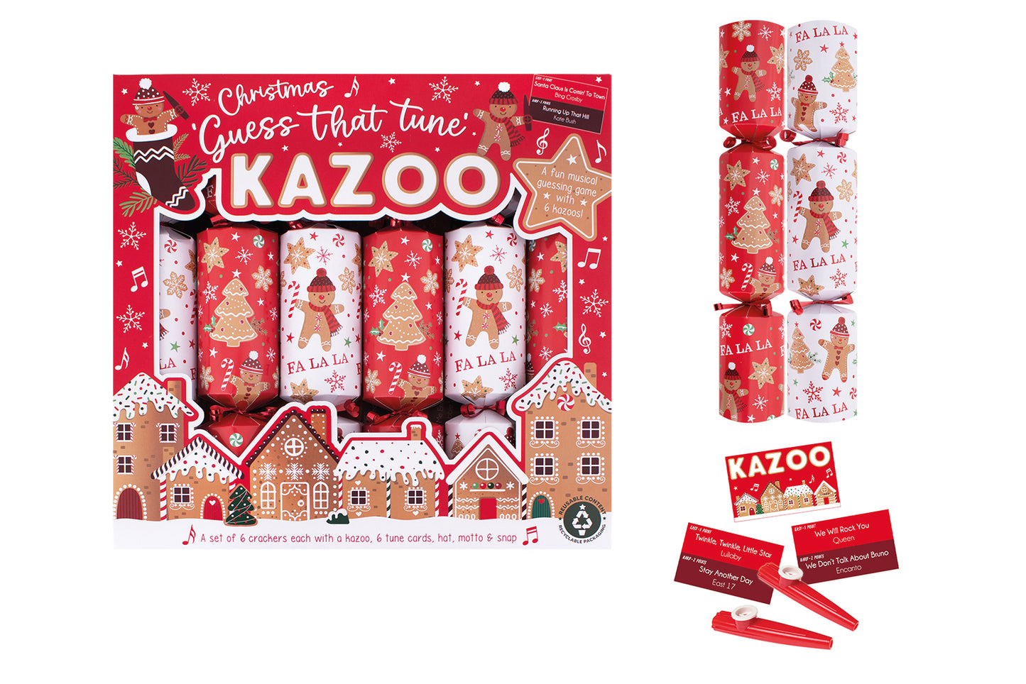 Gingerbread Kazoo Crackers