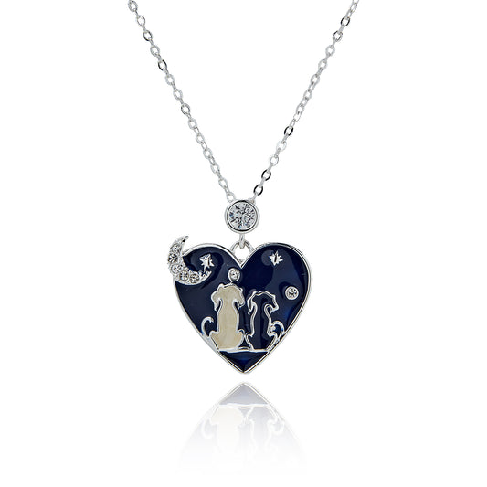 Stargazing Dogs Necklace