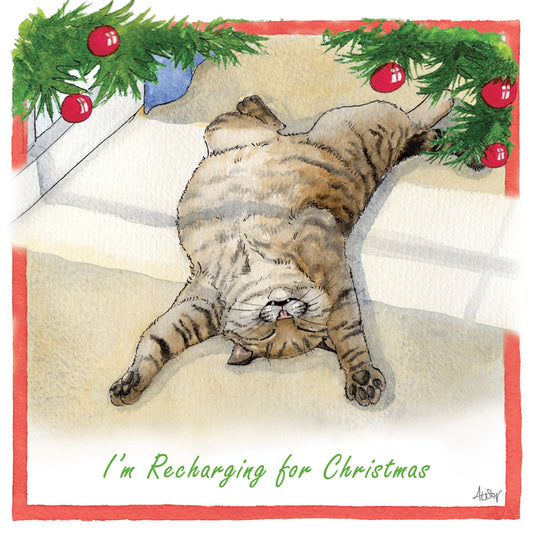 Recharging for Christmas Christmas Cards