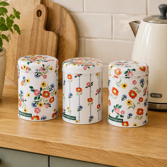 E. Bridgewater Poppies Caddy Set (3)