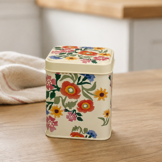 E. Bridgewater Poppies Caddy with Fudge