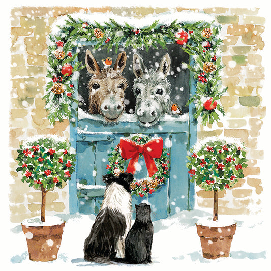 Christmas Day Gathering Christmas Cards