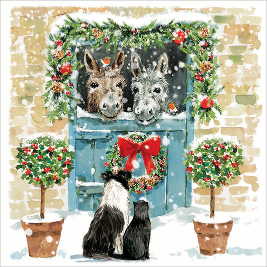 Christmas Day Gathering Christmas Cards