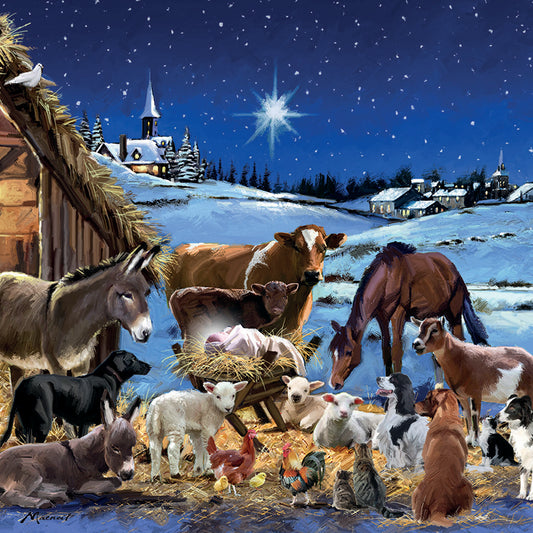 Around the Manger Christmas Cards