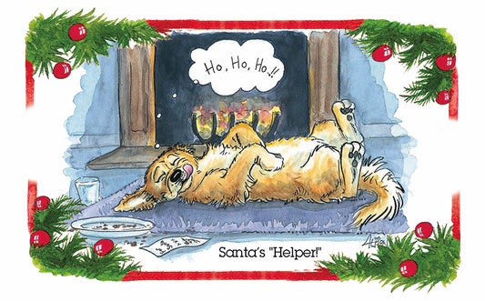 Santa's "Helper"! Christmas Cards