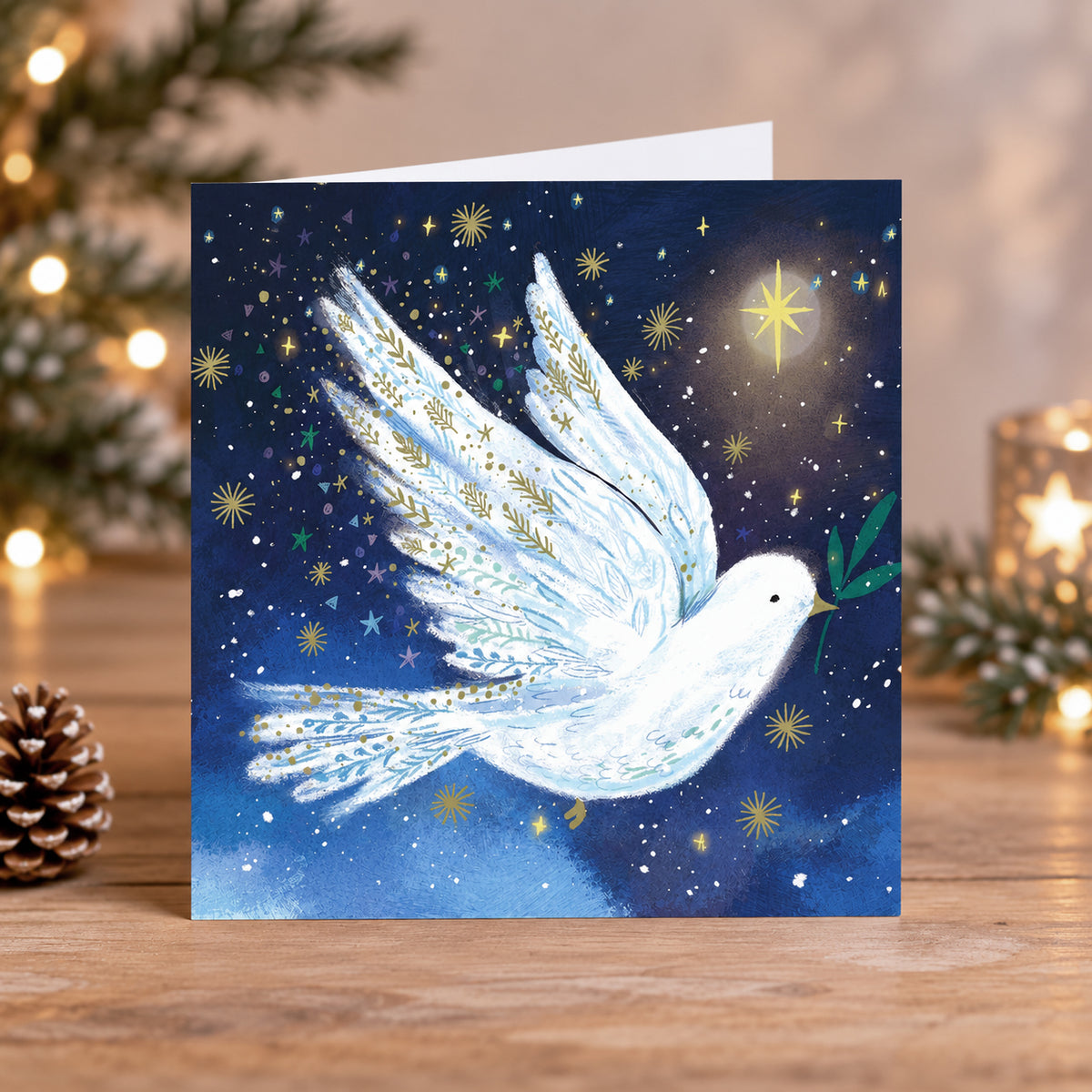 Peace and Love Christmas Cards