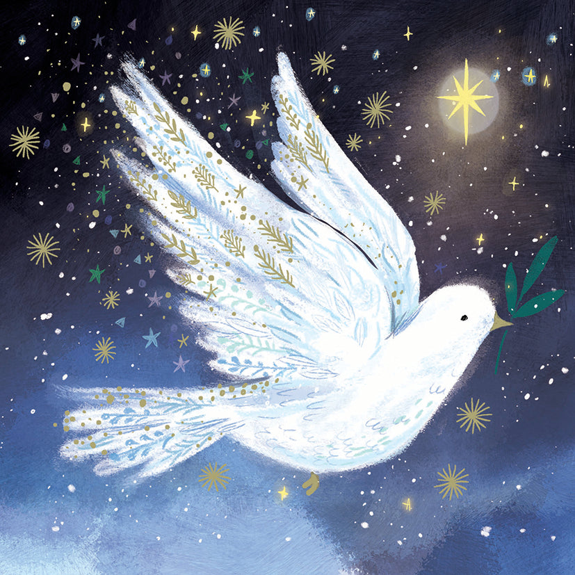 Peace and Love Christmas Cards