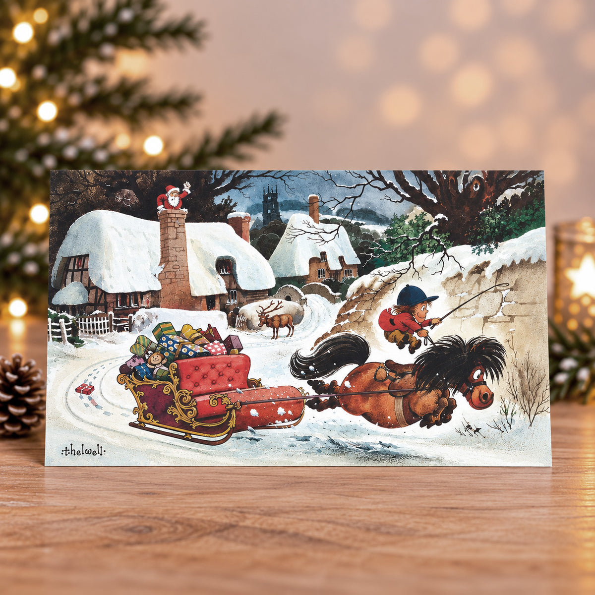 Hijacked Thelwell Christmas Cards