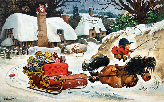 Hijacked Thelwell Christmas Cards