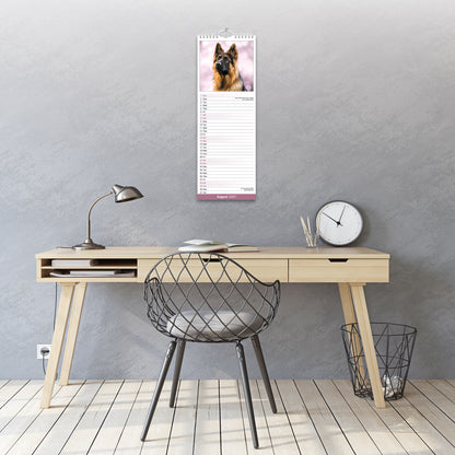 German Shepherd Slim Calendar 2027